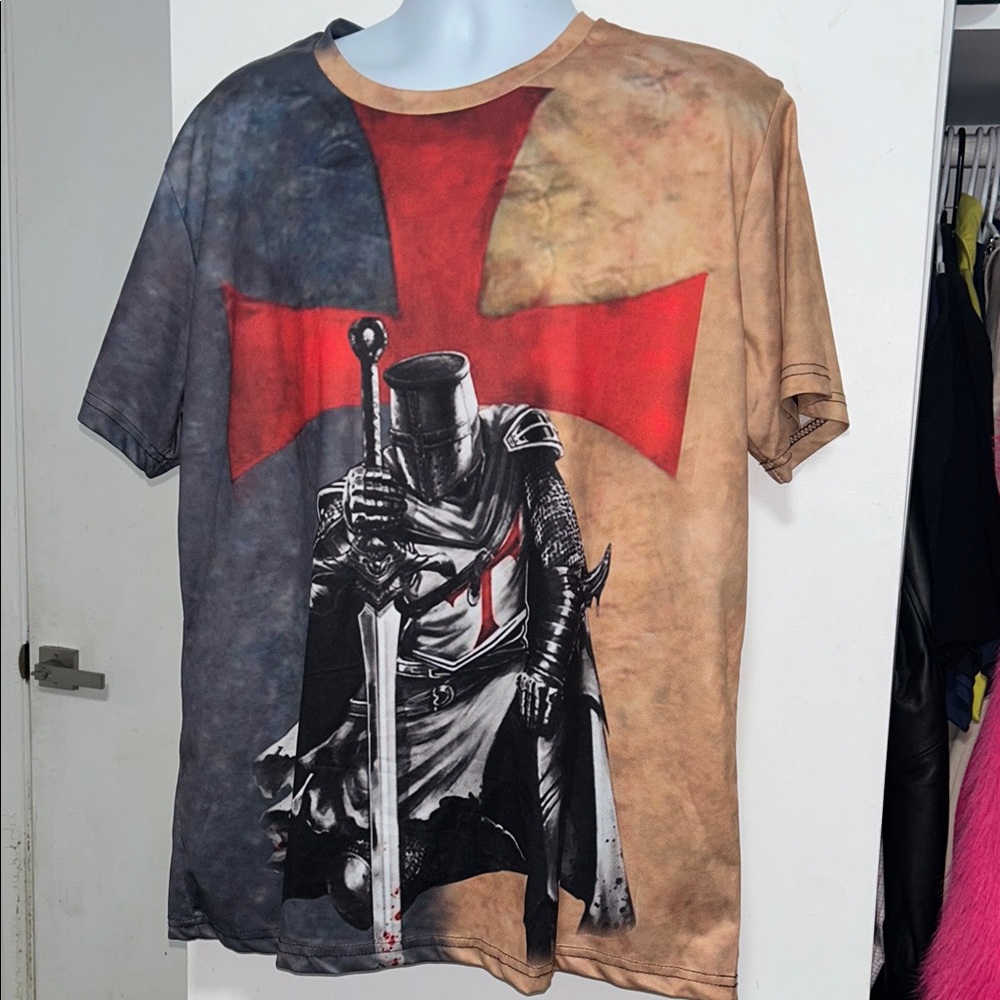 Medieval Knight Graphic T-Shirt